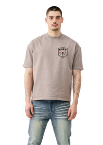 Burn Again | 10 OZ Oversized Garment Dyed Distressed T-Shirt
