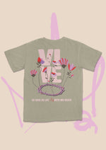 He Gave Us Life With His Death Graphic Short Sleeve T-Shirt