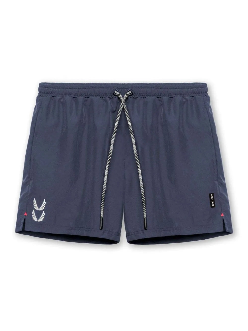 Men's Plus Size Drawstring Active Shorts-Dusty Blue