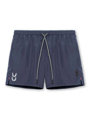 Men's Plus Size Drawstring Active Shorts-Dusty Blue