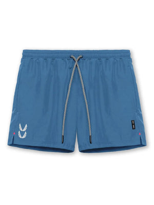 Men's Plus Size Drawstring Active Shorts-with Pockets-Training, Crossfit-Tranning -Sky Blue