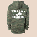 More Than Conquerors | Camouflage Hoodie