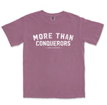 Comfort Colors Berry More Than Conquerors Graphic Men Vintage T-Shirt