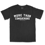 Comfort Colors Black More Than Conquerors Graphic Men Vintage T-Shirt
