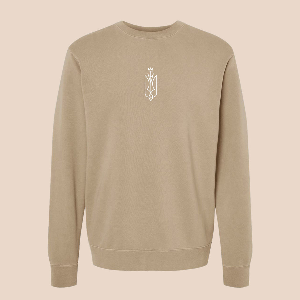 crewneck pigment sandstone
